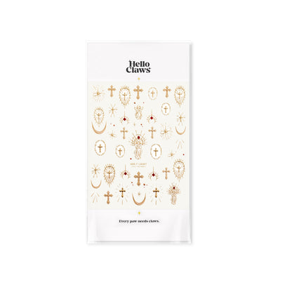 Hello Claws | Holy Light Jesus Nail Deco Sticker