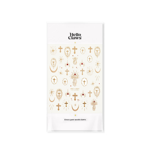 Hello Claws | Holy Light Jesus Nail Deco Sticker