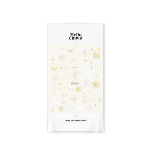 Hello Claws | Holy Light Moon Nail Deco Sticker