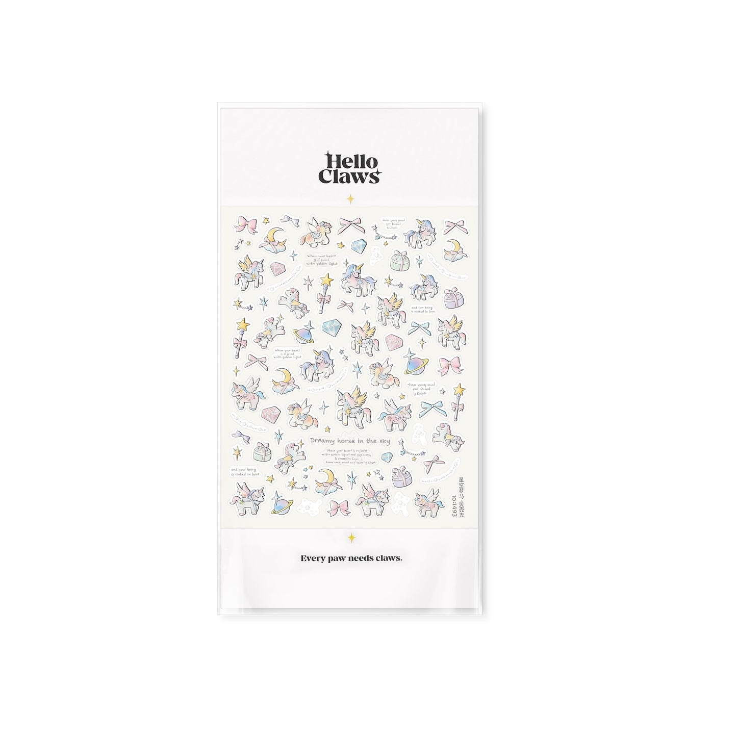 Hello Claws | Unicorn Dream Nail Deco Sticker