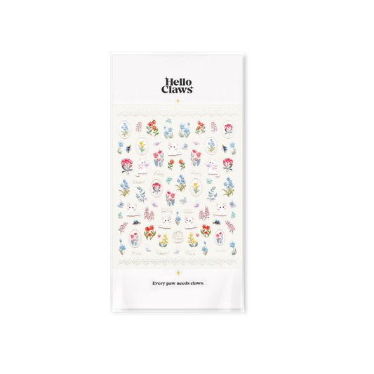 Hello Claws | Kitty Garden Nail Deco Sticker