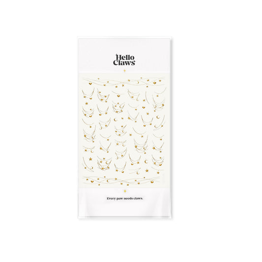 Hello Claws | Star Necklace Nail Deco Sticker