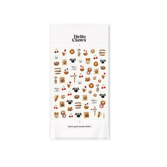 Hello Claws | Sheep And Cherry Nail Deco Sticker