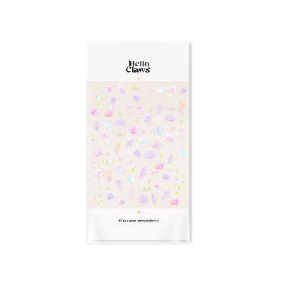 Hello Claws | Bubble Jelly Fish Nail Deco Sticker