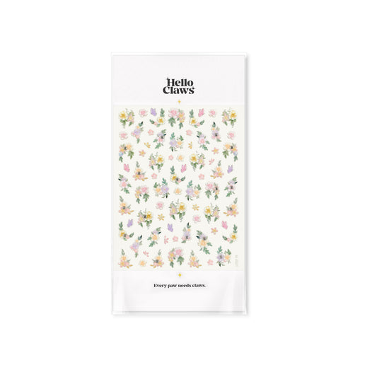 Hello Claws | Flower Diamond Nail Deco Sticker